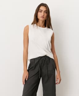 Pact — Soft-Slub Essential Tank - Cream