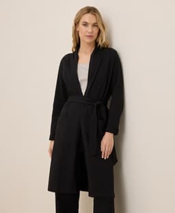 Pact — Cool Stretch Lounge Duster - Black