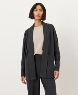 Pact — Airplane Wrap Cardigan - Charcoal Heather
