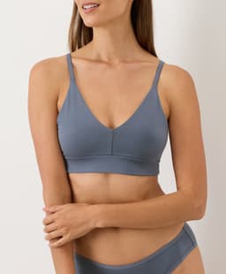 Pact — Everyday Classic T-Shirt Bra - Light Steel Blue