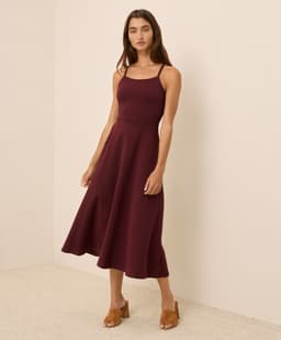 Pact — Fit & Flare Midi Dress - Ruby Heather