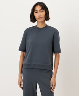 Pact — Airplane Sweatshirt Tee - Steel Blue