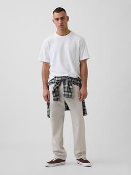 Gap — Linen-Cotton Relaxed Straight Pants