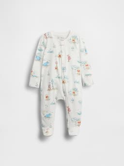 Gap — Baby Winnie The Pooh Organic Cotton Footed One-Piece
