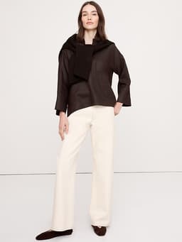 Banana Republic — Linen Popover Top