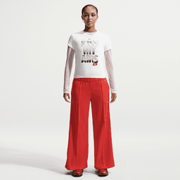 Nike — Nike Sportswear Women's Mid-Rise Wide-Leg Track Pants